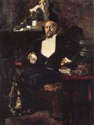 Valentin Serov Portrait of Savva Mamontov Sweden oil painting artist